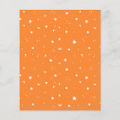 Papier Budget Moderne Blanc Orange Éffrayant Halloween Pa (Dos)