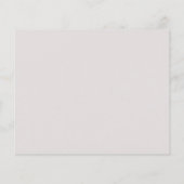 Papier Budget Moderne Boho minima Baby shower Invitation (Dos)