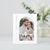 Papier Budget Moderne Boho Photo Collage Mariage Invitati (Debout devant)