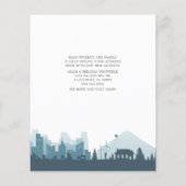 Papier Budget Moderne Changement d'adresse Nous avons évo (Dos)