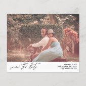 Papier Budget Moderne Chic Photo Horizontal Enregistrer l (Devant)