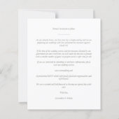 Papier Budget Moderne Coeur 3 Photos Romantique Mariage (Dos)