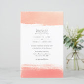 Papier BUDGET Moderne Couleur Laver Mariage Inviter A9 (Debout devant)