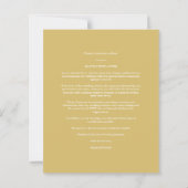 Papier Budget Moderne Effet doré 3 Photos Mariage (Dos)