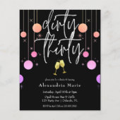 Papier Budget Moderne Étincelle "Sale Trentaine" 30e Anni (Devant)