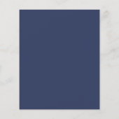 Papier Budget Moderne Faire-part de mariage de script ble (Dos)
