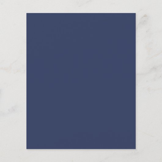 Papier Budget Moderne Faire-part de mariage de script ble (Dos)