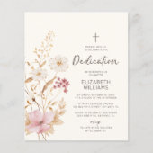 Papier Budget Moderne Fleur sauvage Jardin Dédication Inv (Devant)