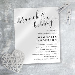 Papier Budget Moderne Invitation De Douche Nuptiale<br><div class="desc">Une douche nuptiale minimaliste moderne **VEUILLEZ LIRE AVANT D'ACHETER** 1. La papeterie budgétaire mesure 4, 5 po x 5, 6 po et s'intègre dans une enveloppe A6. Vous pouvez ajouter des enveloppes blanches à votre commande. 2. Chaque feuille est un élément - aucune découpe n'est nécessaire. 3. Le carton est...</div>