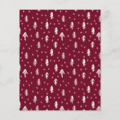 Papier Budget moderne Joyeux Noël Photo Collage Card (Dos)