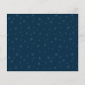 Papier Budget moderne Midnight Blue Gold Stars Baby showe (Dos)