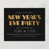 Papier Budget Moderne Parties scintillant Or fête de la S (Devant)