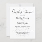 Papier Budget Moderne Photo de Script de Mariage pour les (Dos)