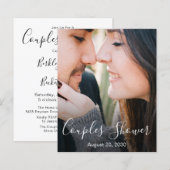 Papier Budget Moderne Photo de Script de Mariage pour les (Devant / Derrière)