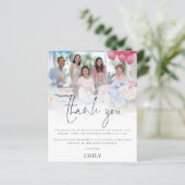 Papier Budget Moderne Photo superposition Baby shower Mer (Debout devant)