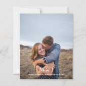 Papier Budget moderne photo verticale 2 Mariage (Dos)