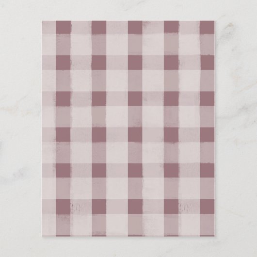 Papier Budget moderne Plaid Enregistrer la date Mariage (Dos)
