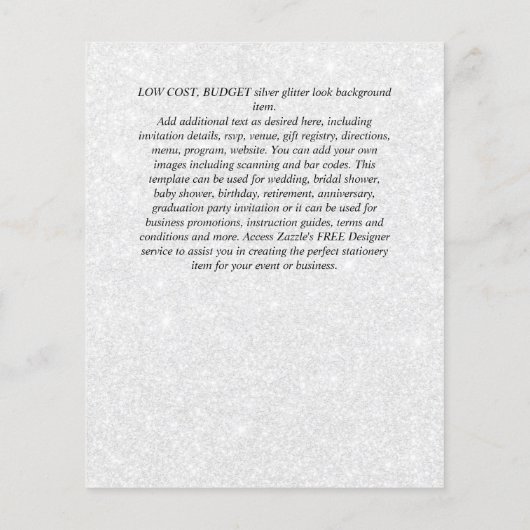 Papier BUDGET Moderne QR Scanning Code Mariage Invite (Dos)