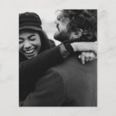 Papier Budget Moderne Sage Vert Photo Mariage Invitation (Dos)