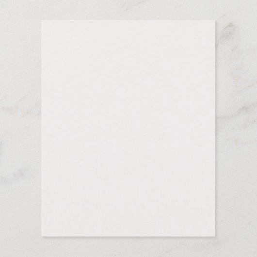 Papier Budget Moderne Script Mariage Enregistrer La Date (Dos)