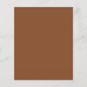 Papier Budget moderne Sienna Script Faire-part de mariage (Dos)