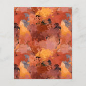 Papier Budget Moderne Terracotta Boho Arch Mariage (Dos)