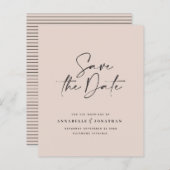 Papier budget Moderne typographie manuscrite mariage (Devant / Derrière)