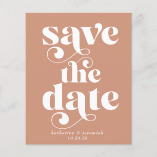 Papier Budget Moderne Typographie Mariage Enregistrer la