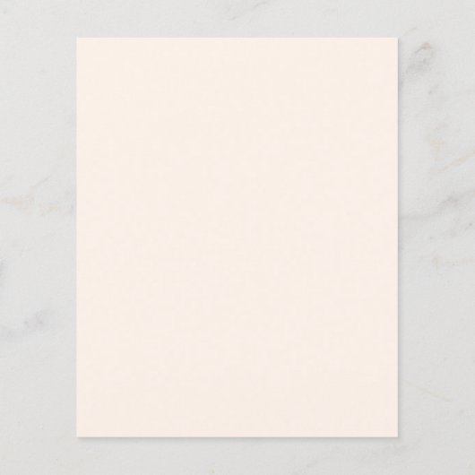 Papier Budget Moderne Un Baby shower Orange Un Peu Cutie (Dos)