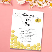 Papier Budget Mommy to Bee mignon Baby shower Invitation