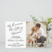 Papier Budget Mon Humain Se Marie Mariage De Chien (Debout devant)