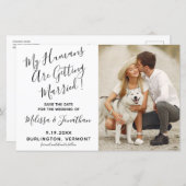 Papier Budget Mon Humain Se Marie Mariage De Chien (Devant / Derrière)