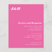 Papier Budget Monogramme photo rose chaud (Devant)