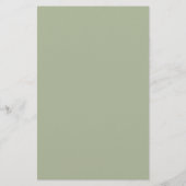 Papier Budget Monogramme tournesol Eucalyptus Mariage (Dos)