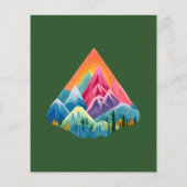 Papier Budget Mountain Adventure Attend le Baby shower (Dos)