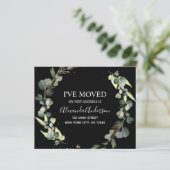 Papier Budget Moving Announcement Eucalyptus Greenery (Debout devant)