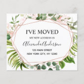 Papier Budget Moving Announcement Eucalyptus Greenery (Devant)