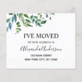 Papier Budget Moving Faire-part Printemps vert (Devant)