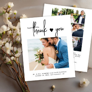 Papier Budget multi photo moderne simple mariage simple m