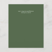 Papier BUDGET Natures Love verdure Mariage de couronne (Dos)