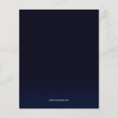 Papier Budget Navy Snowflakes Nous avons déplacé les Cart (Dos)