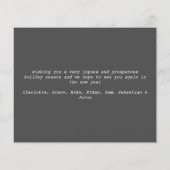 Papier BUDGET Neige Entreprise Noël saison (Dos)