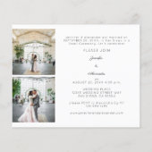 Papier Budget Newlyweds HB 3 Photo Post Mariage Réception (Dos)