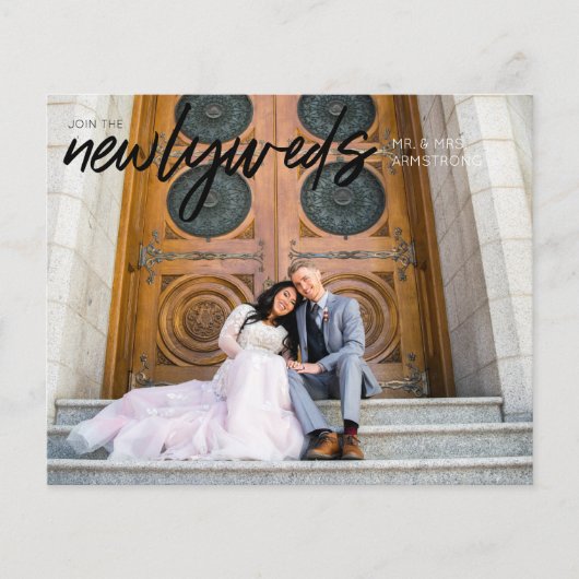 Papier Budget Newlyweds HB 3 Photo Post Mariage Réception (Devant)