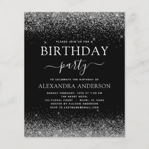 Papier Budget N'Importe Quel Âge Anniversaire Parties sci