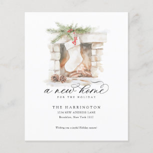 Papier BUDGET Noël Atteindre Une Nouvelle Maison Déménage