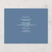 Papier BUDGET Noël blanc Porte Nouvelle Maison Photo Démé (Dos)