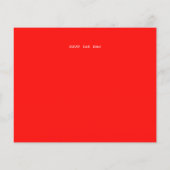 Papier Budget Noël Chats Vacances Camion Invitations (Dos)