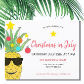 Papier Budget Noël En Juillet Ananas Fête