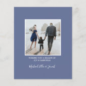 Papier Budget Noël Joie Seashell photo de vacances (Dos)